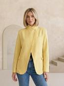 Lora  Button Blazer 'Lemon' image
