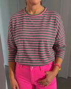 Lolita Striped Sweatshirt 'Baby Pink &amp; Green'