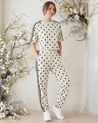 Magnolia Polka Dot Trousers 'Off White &amp; Black' LIVE