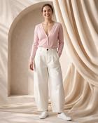 Julia Wide Leg Trousers 'Cream' image