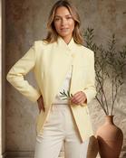 Lora High Button Blazer 'Lemon' ( pre order )