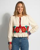 Rouge Embroidered Jacket 'Cream' 11/5 image