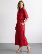Muse Cotton Culottes 'Cherry Red' image