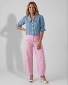 Blush Balloon Leg Trousers 'Baby Pink' image