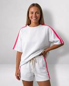 Vibe Scuba T-Shirt 'White &amp; Neon'