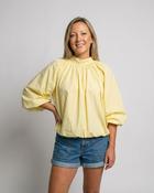 Hazel Puff Blouse 'Lemon'