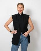 Lora Sleeveless Blazer 'Black'