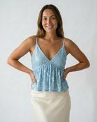 Lumiere Sequins Camisole 'Baby Blue'