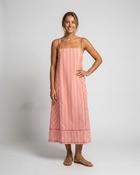 Polly Striped Dress 'Pink &amp; Orange' image