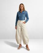 Lana Balloon Leg Jeans 'Cream' image