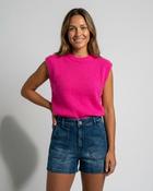 Halo Alpaca Sleeveless Knit 'Hot Pink' image