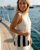 Vera Striped Handbag 'Black &amp; Cream' image