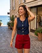 Serena Denim Top 'Dark Denim' image