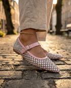Alessia Crystal Flats 'Baby Pink' image