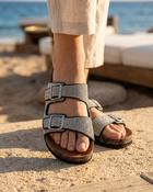 Lena Crystal Sliders 'Black' (Make sure to size up)