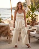 Bluebell Viscose Lace Cape Trousers 'Cream' LIVE 23/7