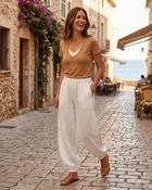 Cloud Balloon Leg Trousers 'White' HARD LAUNCH image