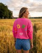 Iconic Club Sweatshirt 'Dark Neon Pink' image