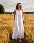 Monaco Viscose Dress 'White' image