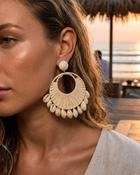 Salina Earrings 'Cream'