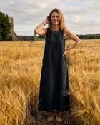 Monaco Viscose Dress 'Black' image