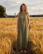 Monaco Viscose Dress 'Khaki' image