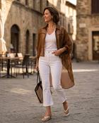 Lyra Oversized Batwing Shirt 'Camel' image