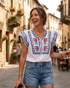 Marni Embroidered Top 'Multicoloured' LIVE 6/8 image