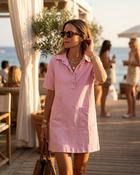 Rev Denim Dress 'Baby Pink' LIVE 6/8 image