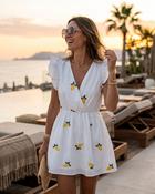 Lilly Lemon Embroidered Dress 'White' LIVE 6/8 image