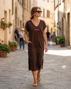 Iconic Dress 'Brown' LIVE 6/8 image