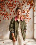 Delphine Relaxed Utility Jacket 'khaki'