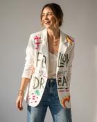 Lisa Graffiti Blazer 'White' LIVE 24/9 image