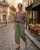 Zara Balloon Leg Trousers 'Khaki Green' LIVE 24/9 image