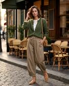 Cali Balloon Leg Trousers 'Peanut Beige' image