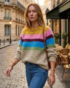 Ginger Wool Knit Jumper 'Multicoloured' image