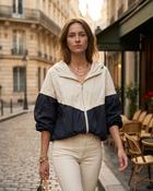 Weston Hooded Jacket 'Cream &amp; Black' image