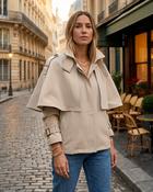 Skye Cape Trench Jacket 'Beige' image