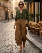 Mistral Wool Style Trousers 'Tobacco' image