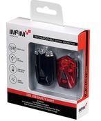 Lava twin pack micro USB front and rear lights black