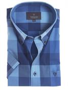 Men's Short Sleeve Cotton Shirt (2296) Ocean Square