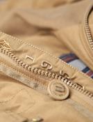 Mens Cotton Padded Jacket Coat (3046) Camel Brown
