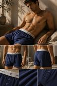 Men's Loose-Fit Jersey Boxer Shorts, 2-Pack image