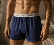 Men's Loose-Fit Jersey Boxer Shorts, 2-Pack