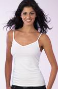 Womens Cotton Lycra Cami Vest x 1 (2273)