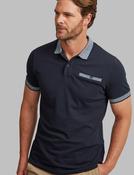 Men's Polo with Contrast Rib (3136)