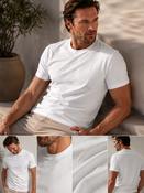Men's Casual Round Neck Cotton T-Shirt (2204) White image
