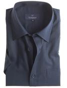 Men's Linen Mix Short Sleeve Shirt (2105) Navy image