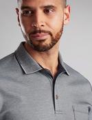 Men's Polo Shirt with Chest Pocket (3137) Navy image