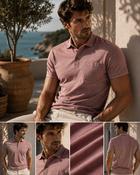 Men's Polo Shirt with Chest Pocket (3137) Amber Terrain image